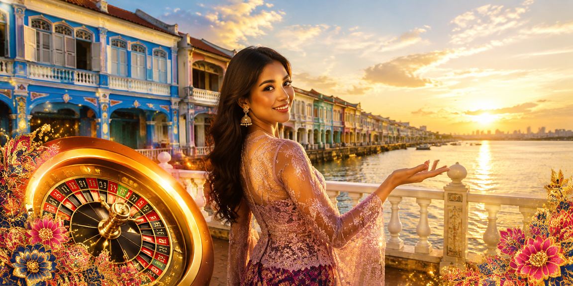 Permainan roulette dalam gaya Melayu tempatan di Pulau Pinang